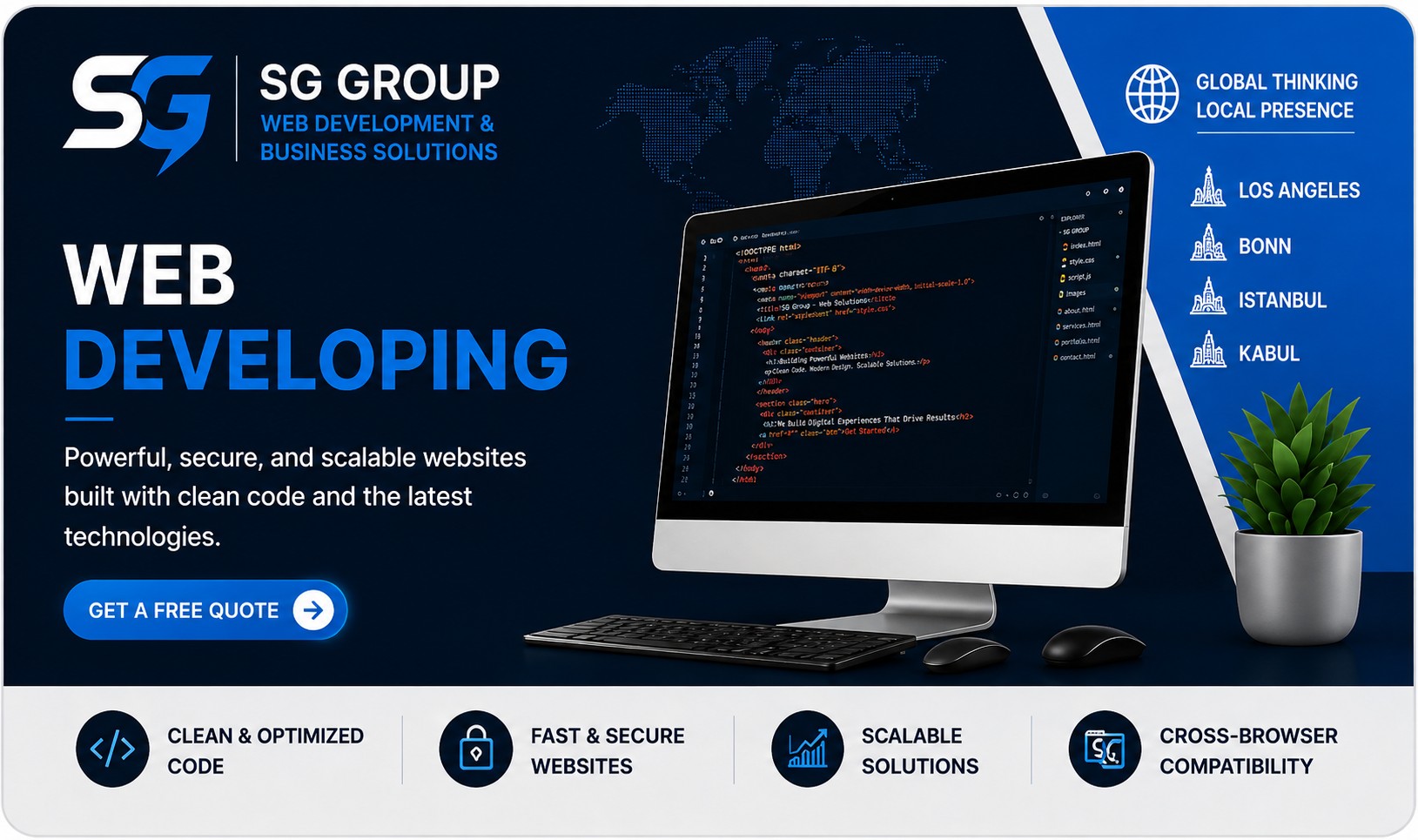 Web Developing banner